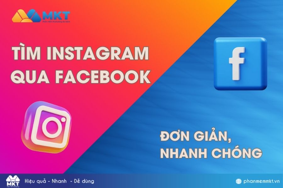 Cách tìm Instagram qua Facebook bằng máy tính