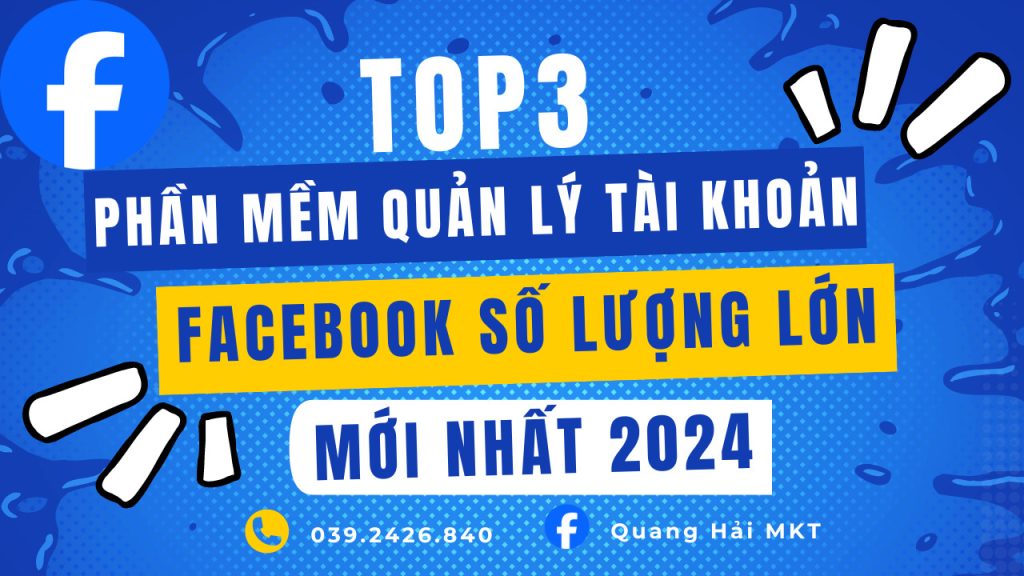 phần mềm quản lý tài khoản Facebook