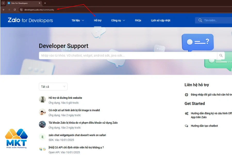 Liên hệ đơn vị zalo hỗ trợ qua website chính thức