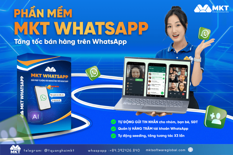 5 lý do nên sử dụng phần mềm MKT WhatsApp