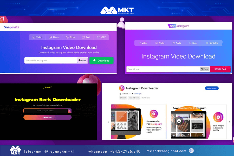  Cách tải video Reels Instagram về máy tính